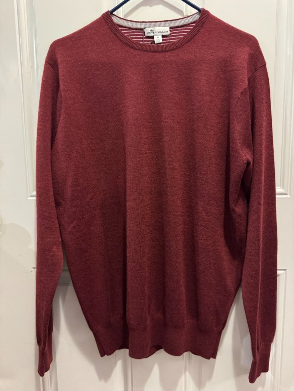 NWT Peter Millar Crown Heritage Cashmere Crewneck Sweater Autumn Foliage $295.00